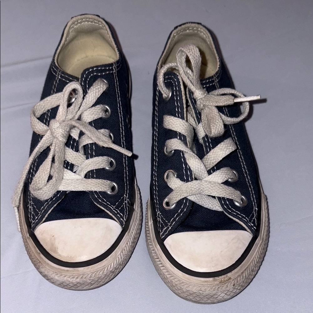 Converse Blue and White Sneakers Classic Canvas Style